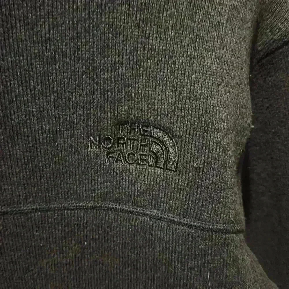 North face full zip.  Call out, hole as pictured